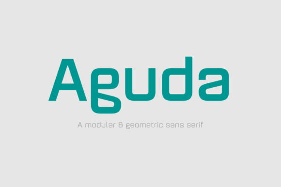 Aguda Family: A Modern Sans Serif for Digital Branding