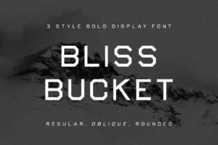 Bliss Bucket Family: A Strong Typographic Statement