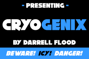 Cryogenix: A Modern Display Font for Digital Branding
