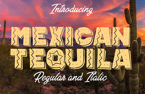 Font That Speaks Volumes: Mexican Tequila for Creative Makers
