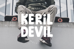 Keril Devil: A Bold Font for Branding That Speaks Volumes