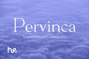 Pervinca: A Serif Font for Modern Branding