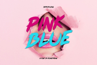 Pink Blue: A Modern Typeface for Digital Branding