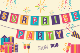 Surprise Party Family: A Font for Crafting with Character