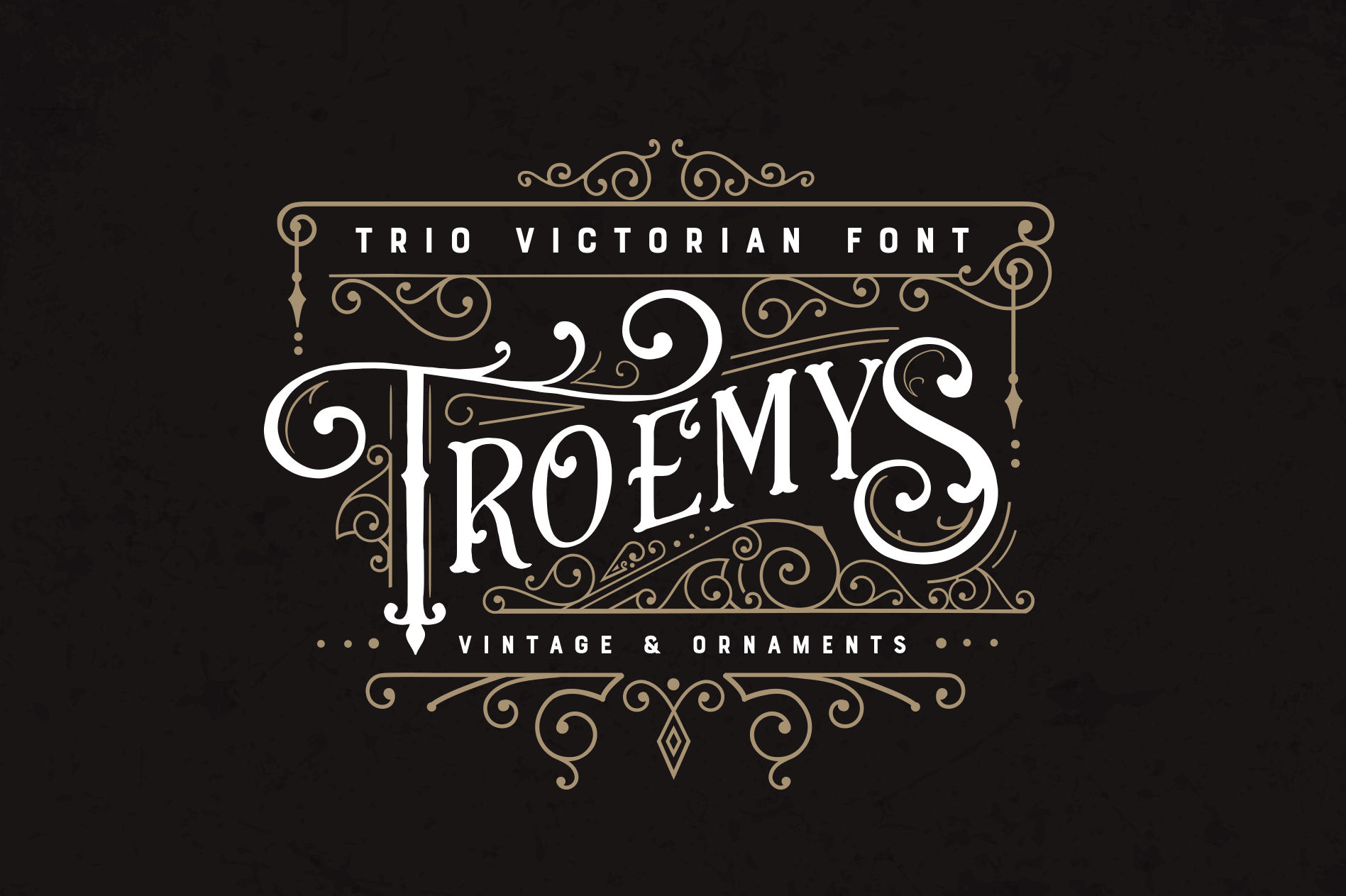 Troemys Font Trio: A Vintage Touch for Modern Campaigns