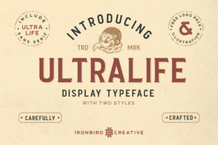 Ultralife Family: A Display Font for Campaign Creativity